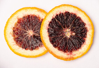 slices of blood orange