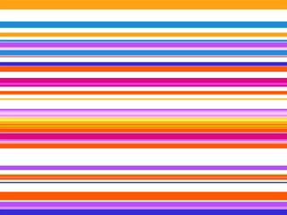 Striped seamless pattern with colored horizontal parallel stripes