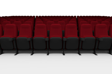 Obraz premium Auditorium seats in row