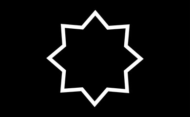 Geometric star shape
