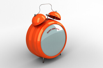 Digitally generated image of an alarm clock