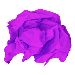 Digital image of purple crumpled paper