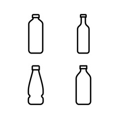 Bottle icon vector illustration. bottle sign and symbol