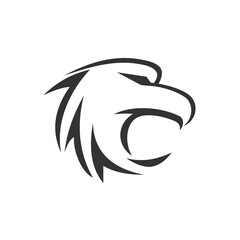 eagle logo template. Icon Illustration Brand Identity. Isolated and flat illustration. Vector graphic