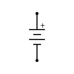 double cell battery symbol in electricity