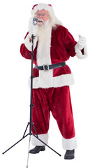 Santa sings like a Superstar