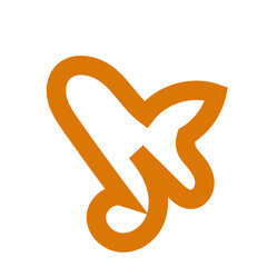 Obraz premium Ochre Squiggly Doodle Vectors 