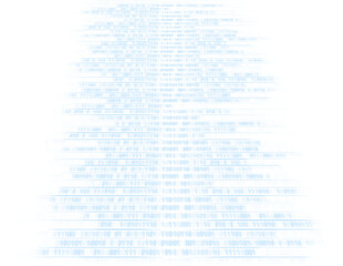 Obraz premium Binary code