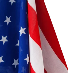 Foto op Plexiglas Amerikaanse plekken Close up of American flag