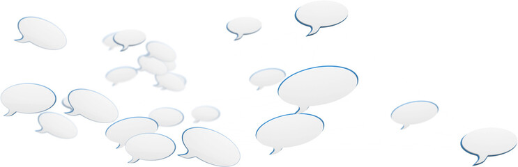 Abstract image of speech bubble