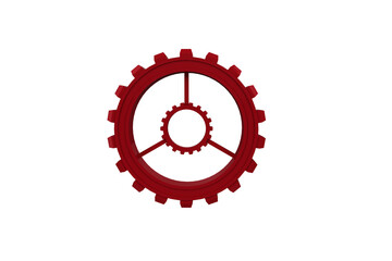 Close-up of red gear