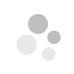 Bubble graph on black background 