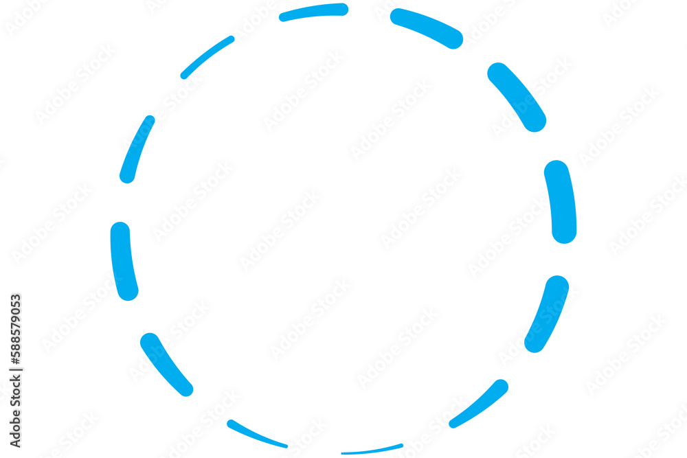 Aufkleber digitally generated image of a shape forming a circle