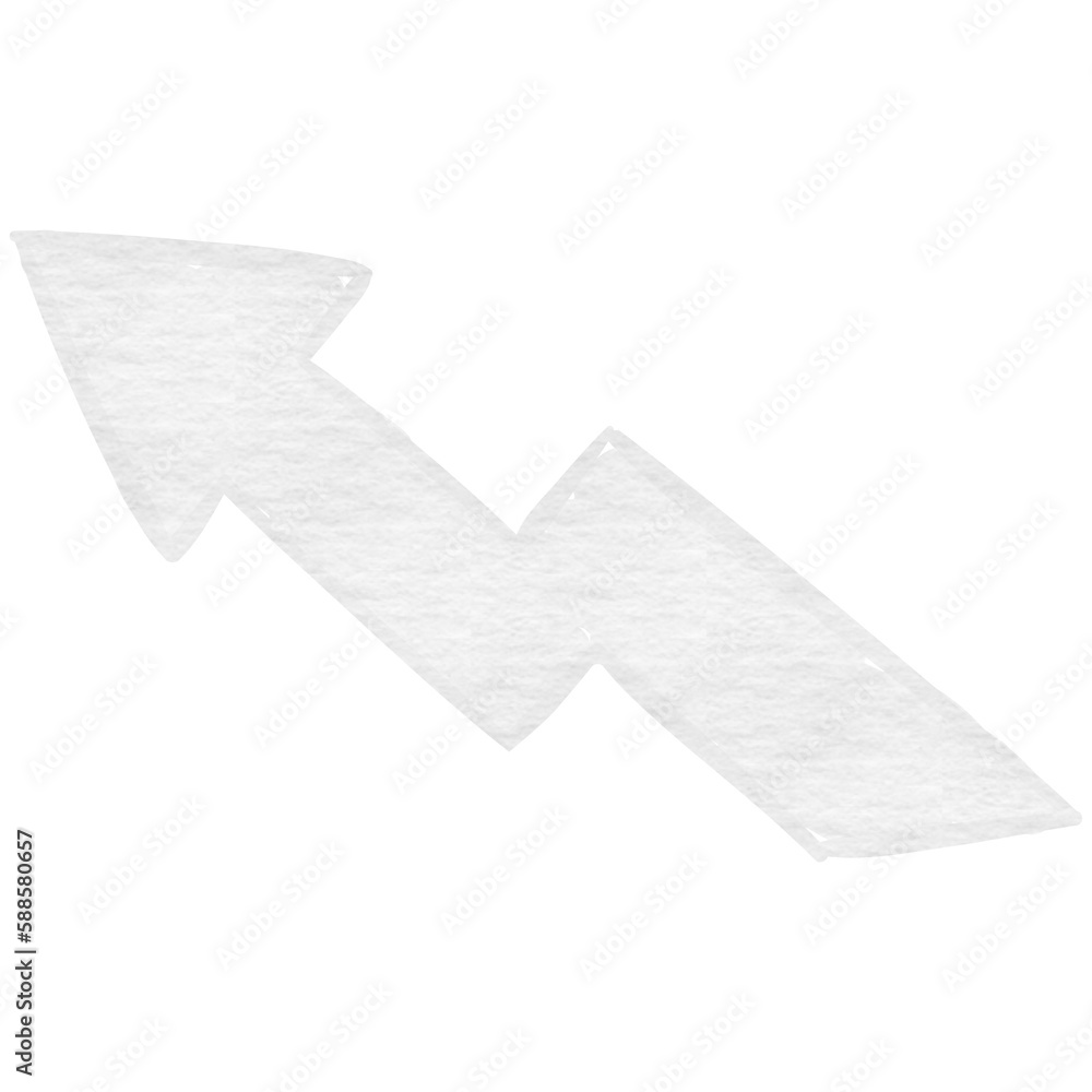 Poster vector image of thunder arrow symbol