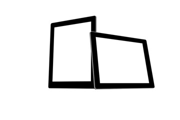 Digital composite image of digital tablets