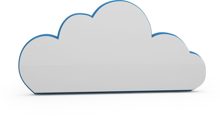 Cloud computing symbol