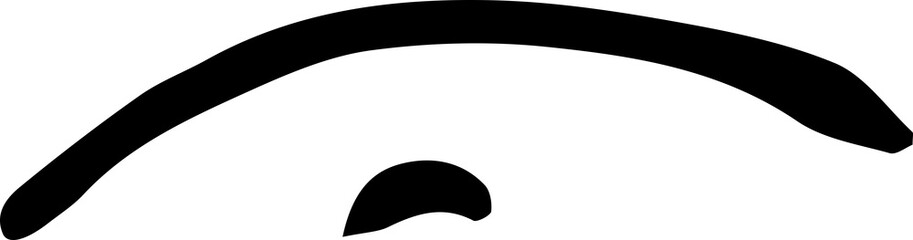 Composite image of mouth with sad expression