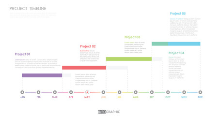 project timeline diagram Infographic roadmap template for business. 12 Months modern Timeline diagram calendar with presentation vector infographic.
