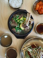 한국의 전통음식 소고기 갈비탕