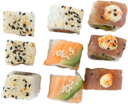 Close up of sushi