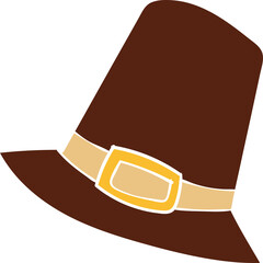Vector of witch hat
