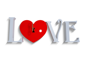 Love with lock and key