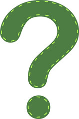Vector of question mark symbol
