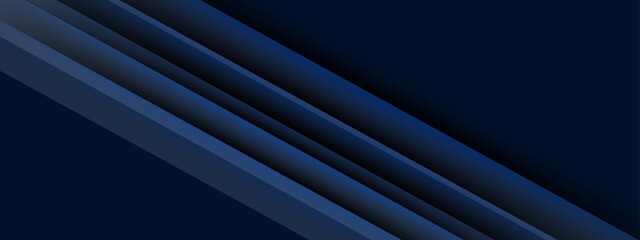 Obraz premium Dark stripes blue background concept