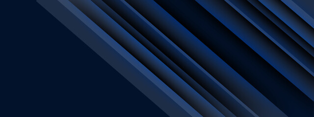Obraz premium Dark stripes blue background concept