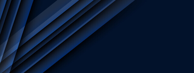 Obraz premium Abstract geometric blue background