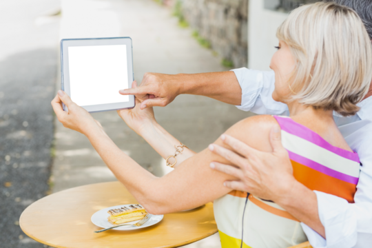 couple taking a selfie - Powered by Adobe