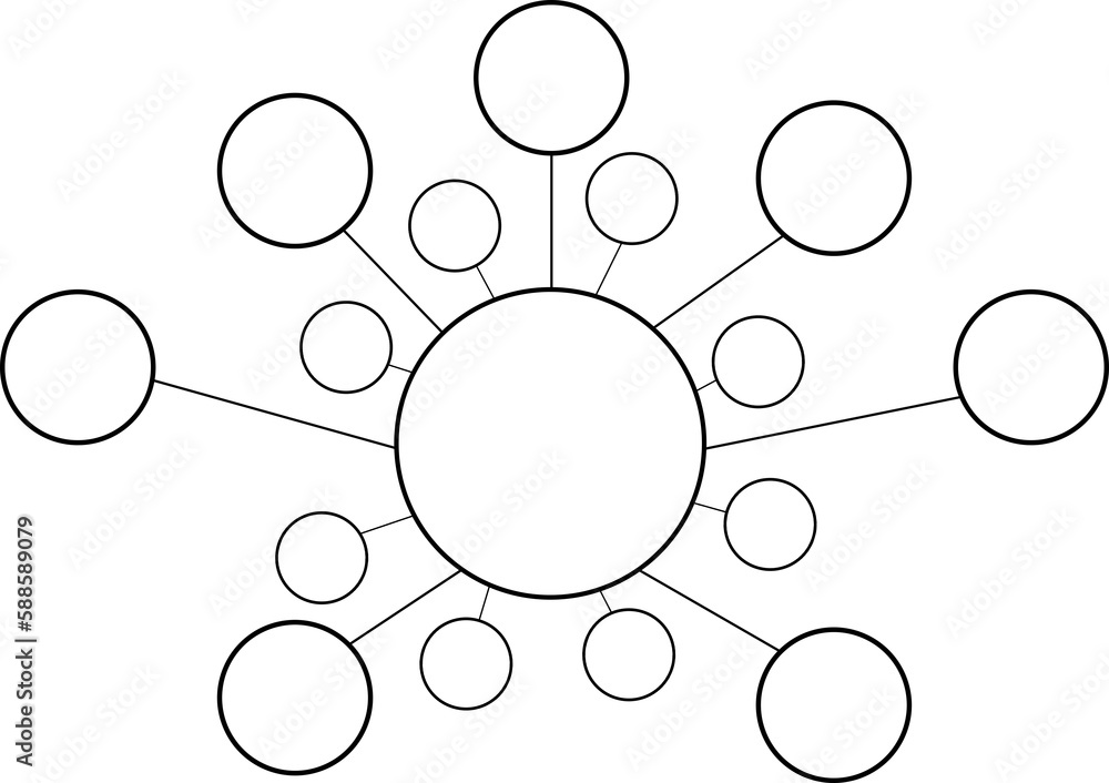Poster digital composite image of blank chart