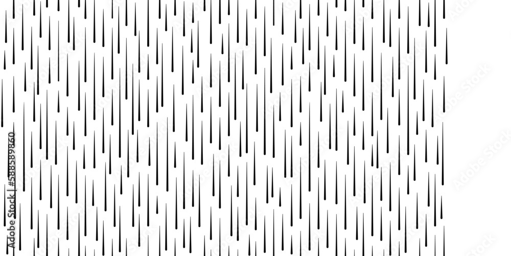 Poster heavy rain seamless pattern. abstract drops geometric pattern. rainy fall day texture. dashed vertic