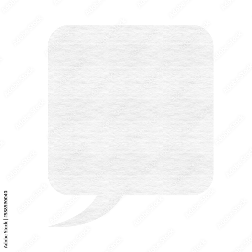 Poster digital composite image of speech bubble