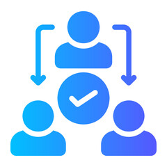 delegation gradient icon