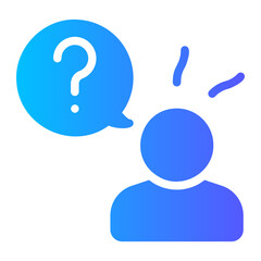 difficulties gradient icon