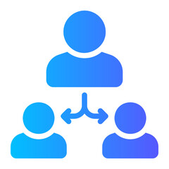 mentorship gradient icon