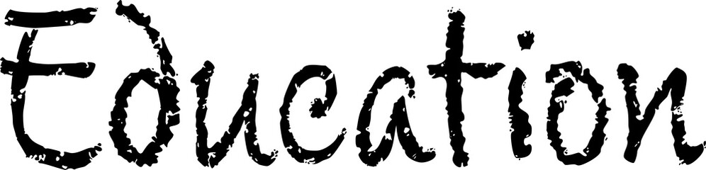 Education text against white background