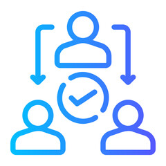 delegation gradient icon