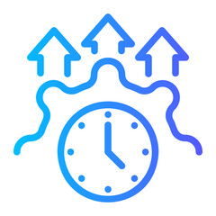 efficiency gradient icon