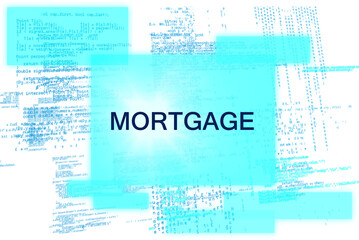 Graphic image of mortgage text