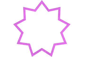 Geometric star shape