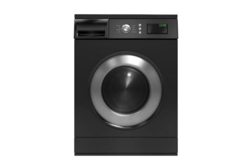 Gray washing machine 