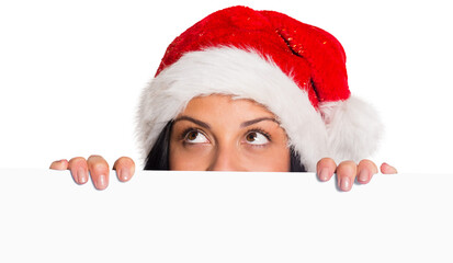 Woman looking away from camera