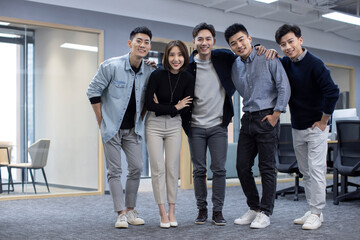 Portrait of confident Chinese business people