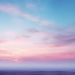 Obraz premium Pastel Sky Dreamscape