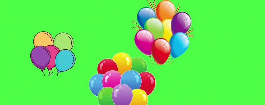 greenscreen background video to give birthday wishes