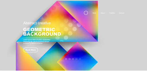 Triangle abstract background. Vector Illustration For Wallpaper, Banner, Background, Card, Book Illustration, landing page