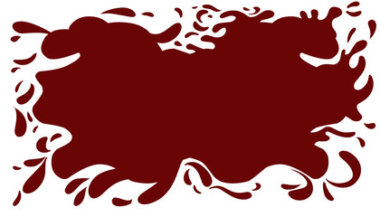 Obraz premium Abstract background illustration with a red theme