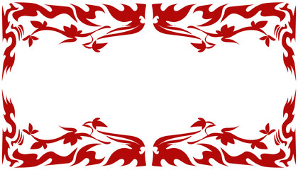 Abstract background illustration with a red theme